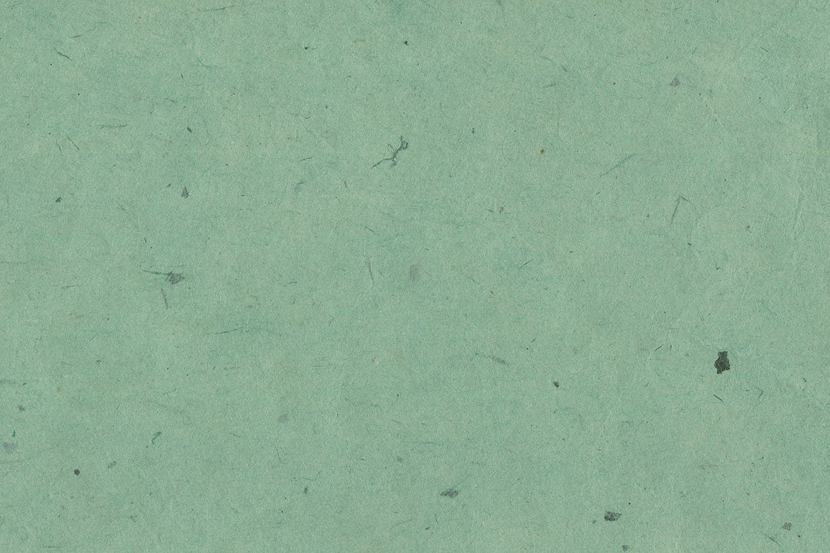 Sea Green Daphne Fibre Handmade Paper