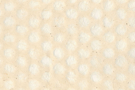 Dot Grid Pattern Bleached Banana Handmade Paper Gift Wrap Online