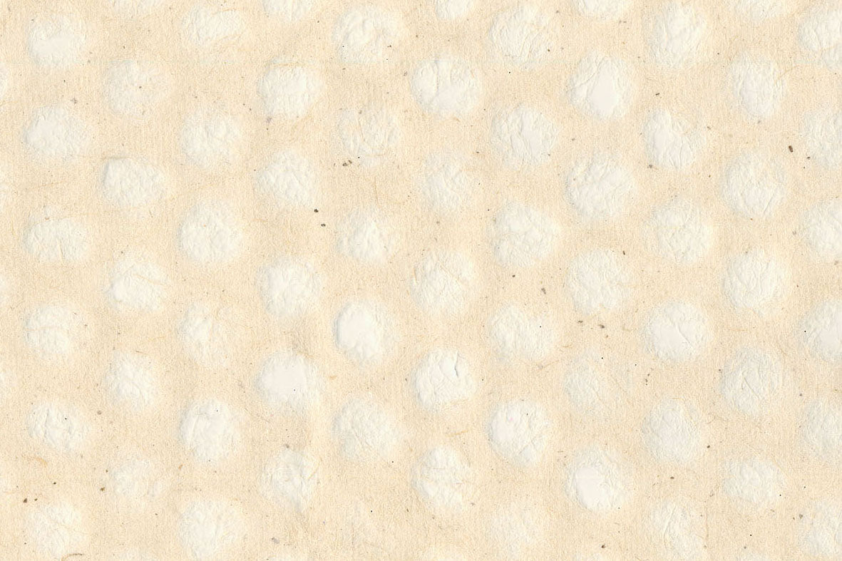 Dot Grid Pattern Bleached Banana Handmade Paper Gift Wrap Online