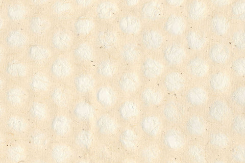 Dot Grid Pattern Bleached Banana Handmade Paper Gift Wrap Online