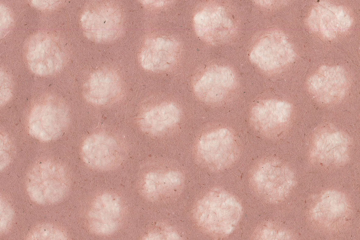 Rose Fawn Banana & Jute Fibres Large Dots Tissue | Rickshaw Recycle