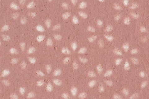 Cutout Flower Pattern Blossom Pink Banana Handmade Paper Gift Wrap Online