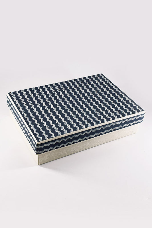 Zigzag Stripes Rectangular Box