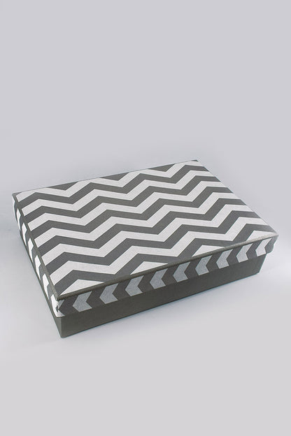 Thick Chevron Rectangular Handmade Paper Gift Box Online
