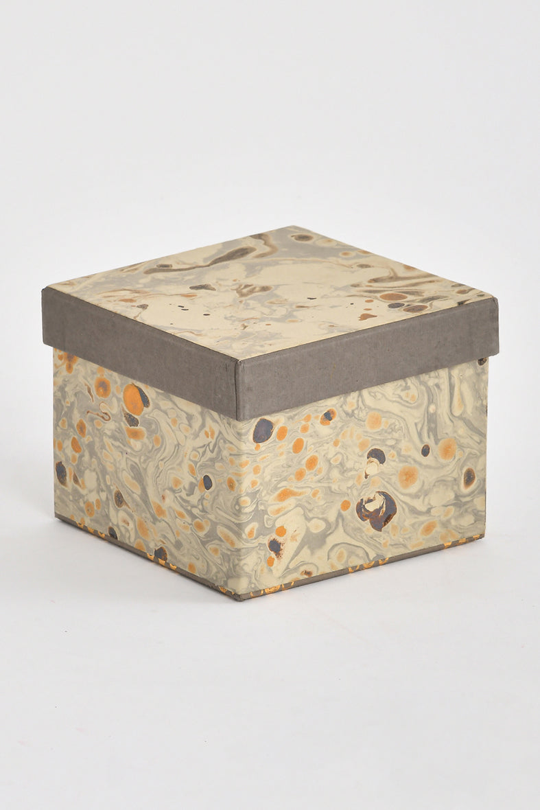 Marbling Print Handmade Paper Square Gift Box Online