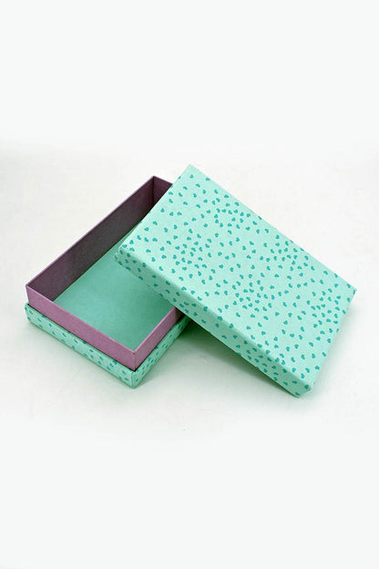 Hearts Scatter Rectangular Inset Box