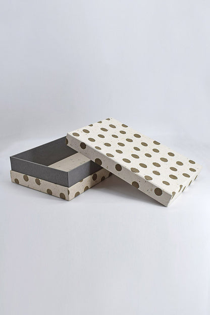 Ink Blots Rectangular Inset Gift Box