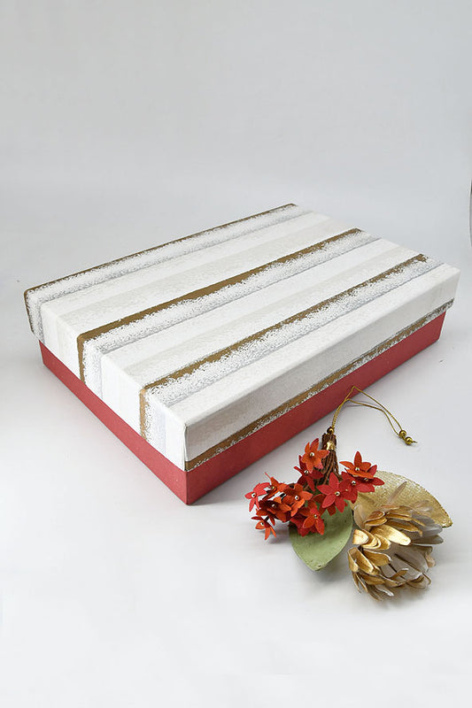 Roller Stripes Rectangular Gift Box