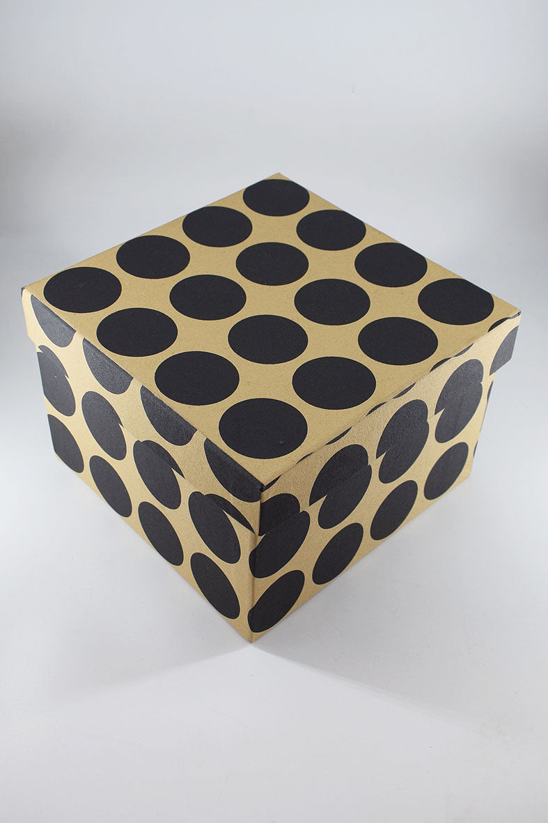 Large Dots Square Box