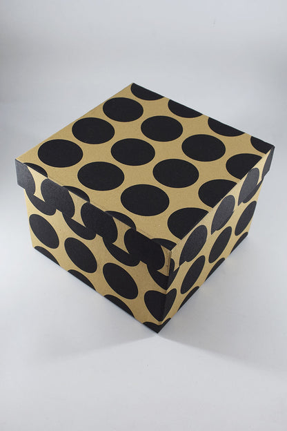 Large Dots Square Box