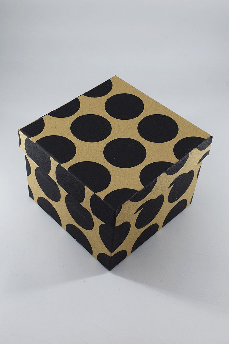 Large Dots Square Box