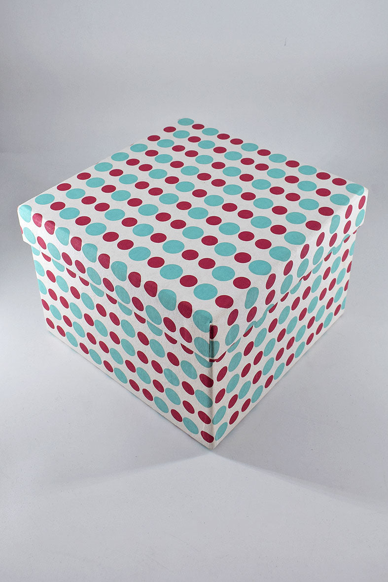 Polka Dots Curtain Square Box