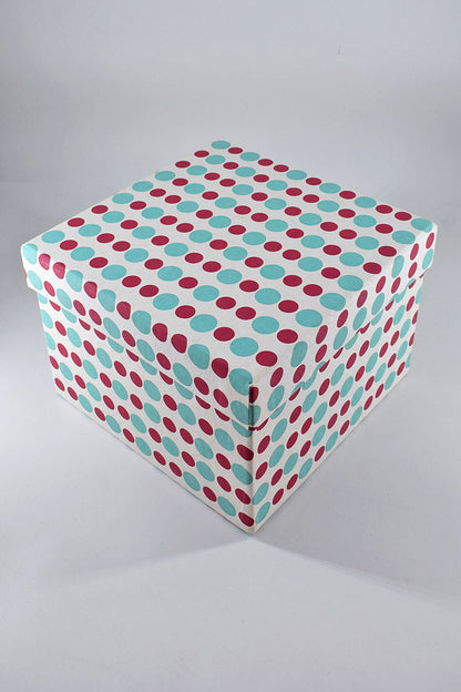 Polka Dots Curtain Square Box