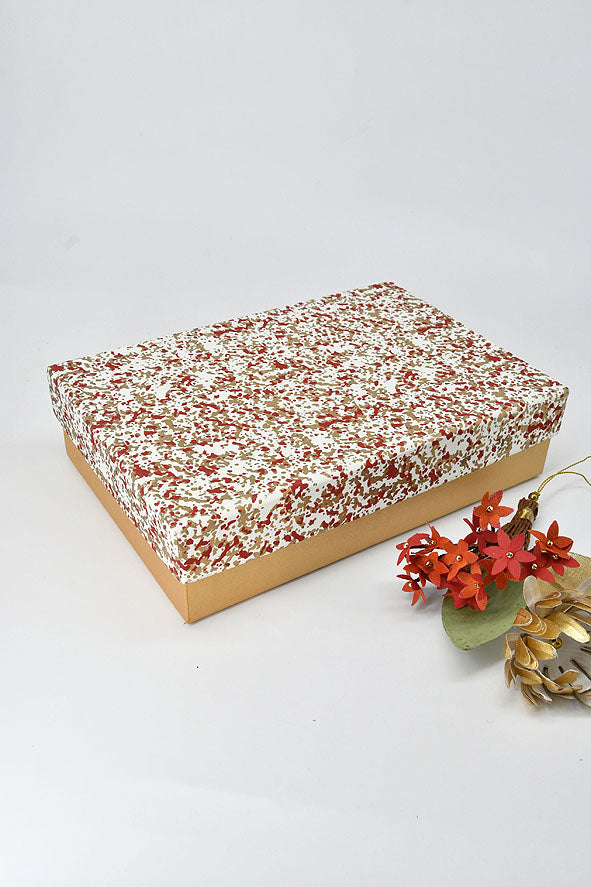 2 Colour Scatter Rectangular Handmade Paper Gift Box Online
