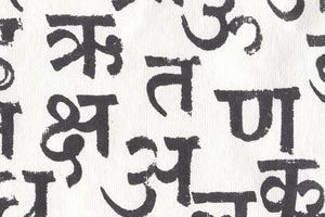 Hindi Calligraphy Black On Ivory Handmade Paper Gift Wrap Online