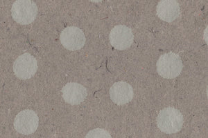 Ink Blots: Moss Gray on Bark Gray with Flecks Handmade Paper ~115gsm Set of 5 50X70cm each