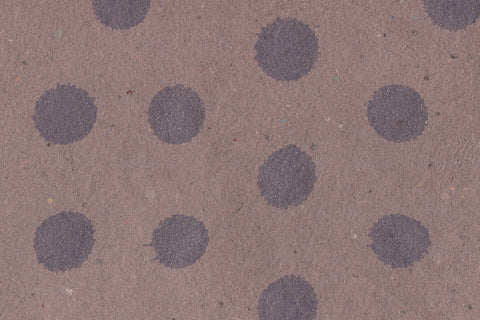 Ink Blots: Purple on Rose Taupe with Flecks Handmade Paper ~145gsm Set of 5 50X70cm each