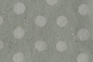 Ink Blots: Moss Gray on Green Shadow Flecks Handmade Paper ~115gsm Set of 5 50X70cm each