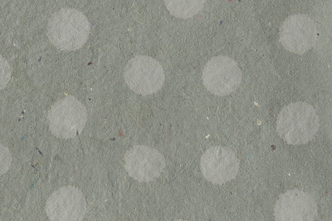 Ink Blots: Moss Gray on Green Shadow Flecks Handmade Paper ~115gsm Set of 5 50X70cm each