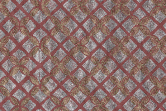 Diamond Lattice Print Cotton Rag Handmade Paper