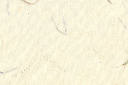 White with Whites Naturals Mixed Strips Handmade Paper