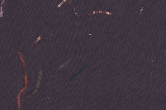 Brown with Gray Red Black Mixed Strips Handmade Paper