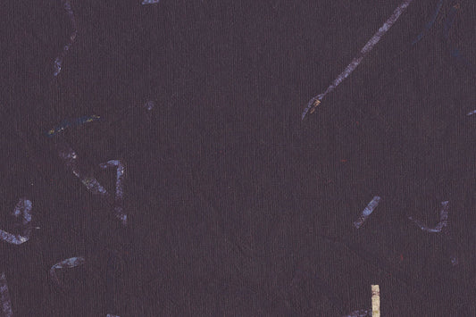 Brown with Blue Aubergine Naturals Mixed Strips Handmade Paper