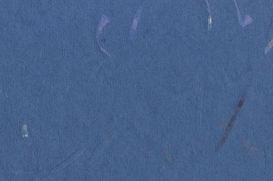 Blue with Blue Aubergine Naturals Mixed Strips Handmade Paper