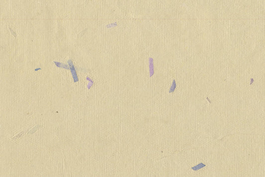 Beige with Purple Mixed Chips Handmade Paper