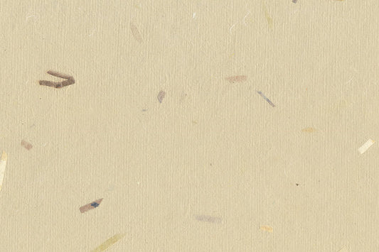 Beige with Yellow Mixed Chips Handmade Paper