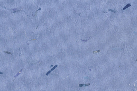 Blue with Blue Mixed Brights Chips Handmade Paper