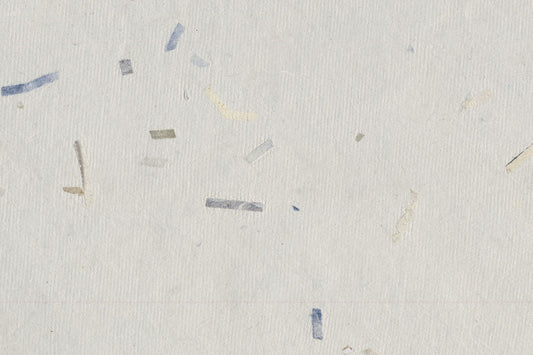 Gray with Blue Gray Mixed Chips Handmade Paper