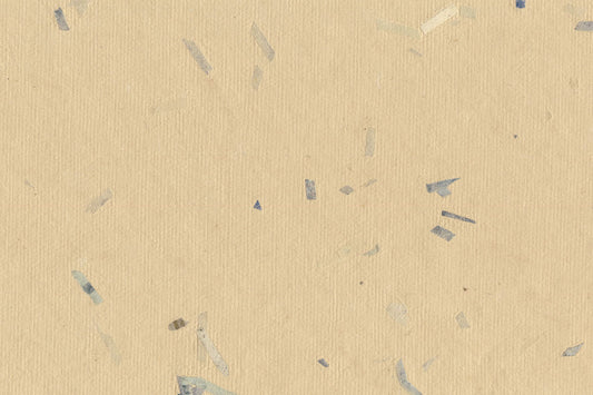 Linen with Blue Gray Mixed Chips Handmade Paper