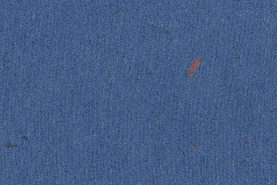 Blue with Black Blue Red Mixed Chips Handmade Paper
