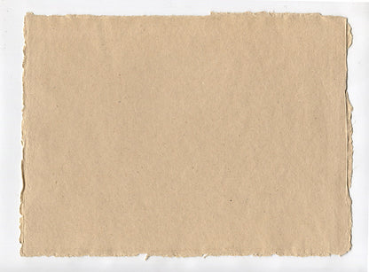 Amber Deckle Edged Cotton Rag Handmade Paper Online
