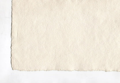 Antique White Deckle Edged Cotton Rag Handmade Paper Online
