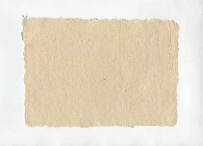 Beige Deckle Edged Cotton Rag Handmade Paper Online

