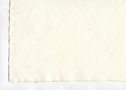 Ivory White Deckle Edged Artists' Paper 180-275gsm, Set of 20