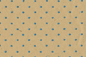 Glitter Dots Blue On Beige Handmade Paper Gift Wrap Online