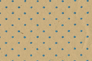 Glitter Dots Blue On Beige Handmade Paper Gift Wrap Online