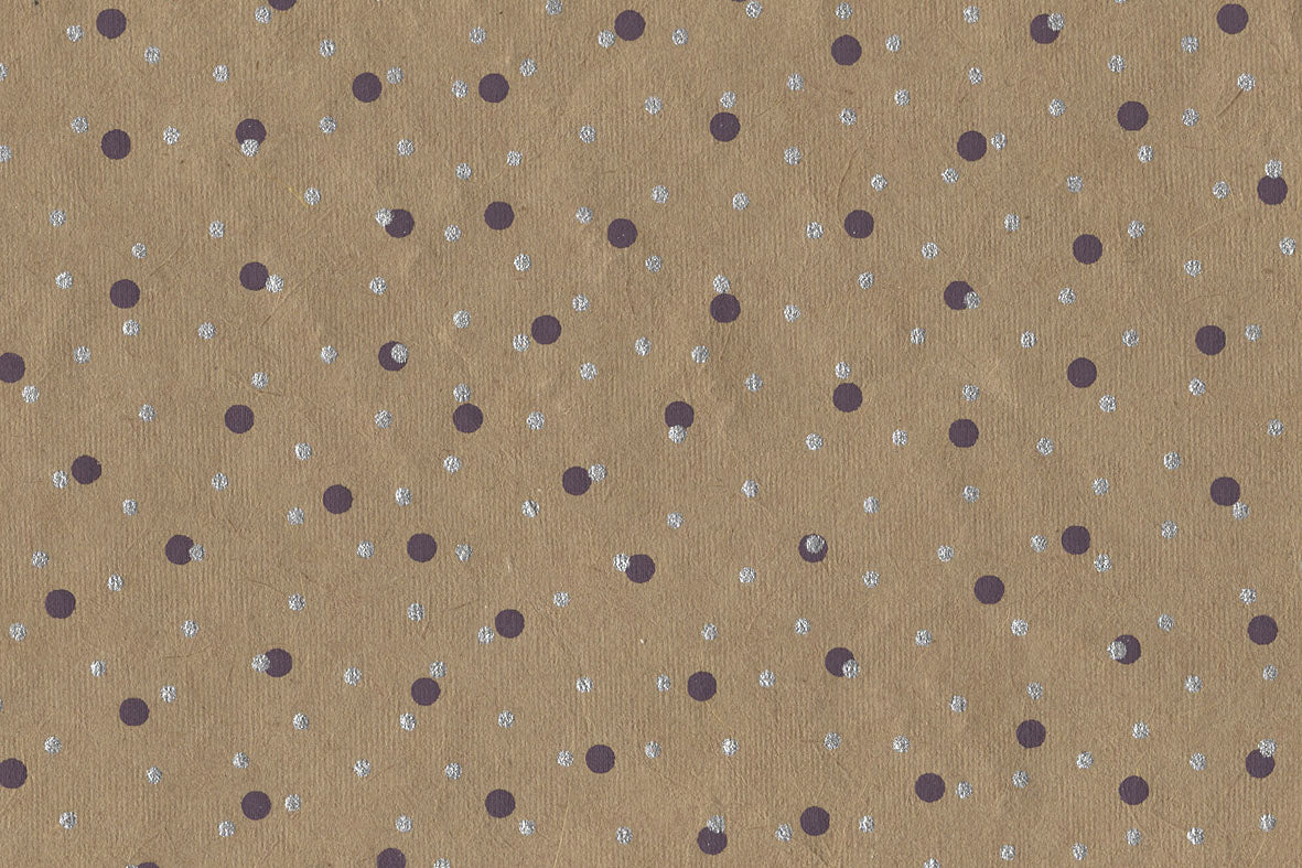Dots Print Cotton Rag Handmade Paper