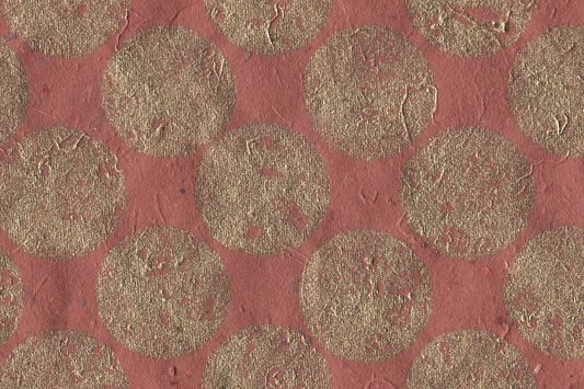 Rounds Print Cotton Rag Handmade Paper