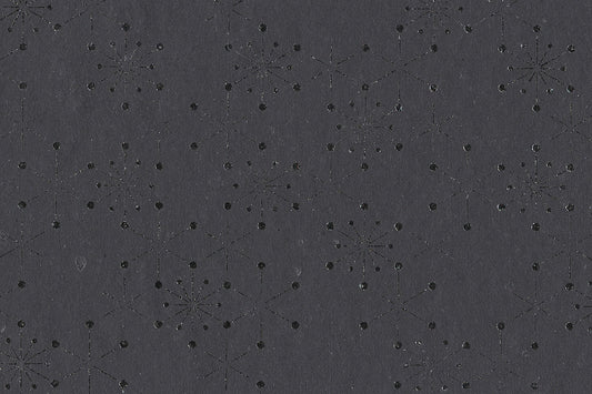 Star Grid Print Cotton Rag Handmade Paper
