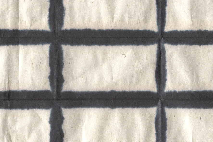 Rectangular Gird Dyed Printed Handmade Recycle Paper Online 
