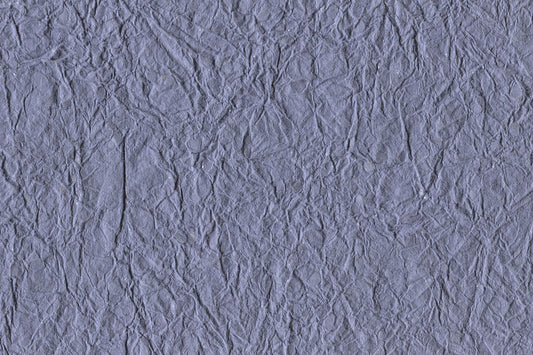 Faded Blue with Mica Flakes Crinkled Handmade Paper ~100gsm Set of 5 50x70cm each
