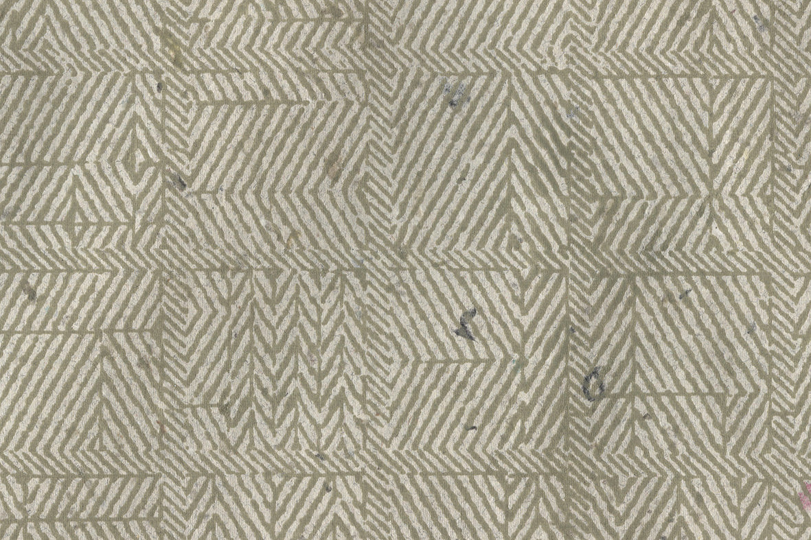 Tapa Geometric Print Cotton Rag Handmade Paper