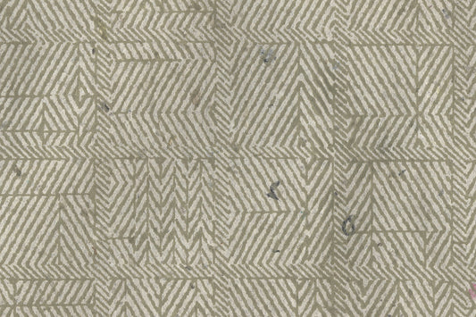 Tapa Geometric Print Cotton Rag Handmade Paper