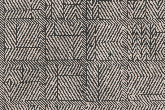 Tapa Geometric Print Cotton Rag Handmade Paper