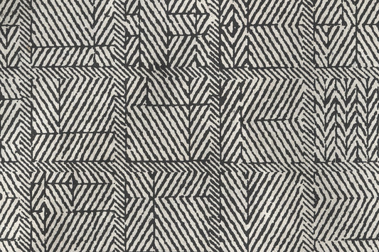 Tapa Geometric Print Cotton Rag Handmade Paper