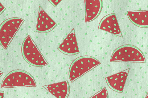 Watermelon: RedGreen on Peppermint Paper | Rickshaw Recycle